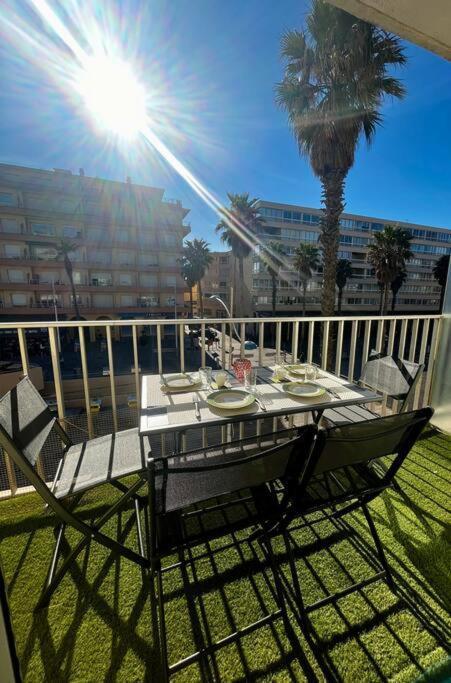 Appartement 20 Mts Plage, Pl Mediterranee, Vue Mer Parking 카네트 외부 사진
