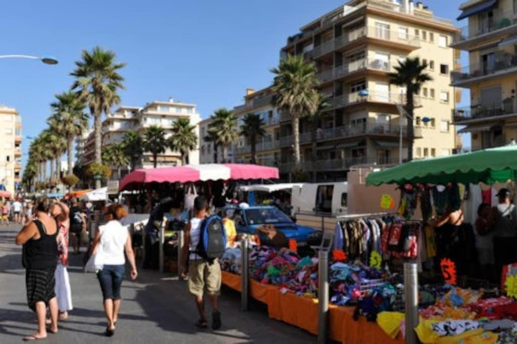 Appartement 20 Mts Plage, Pl Mediterranee, Vue Mer Parking 카네트 외부 사진