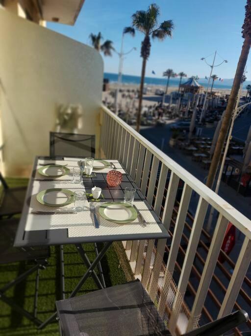 Appartement 20 Mts Plage, Pl Mediterranee, Vue Mer Parking 카네트 외부 사진