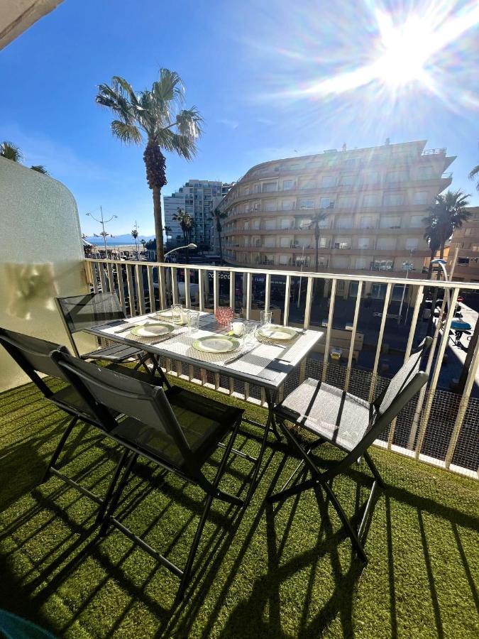 Appartement 20 Mts Plage, Pl Mediterranee, Vue Mer Parking 카네트 외부 사진