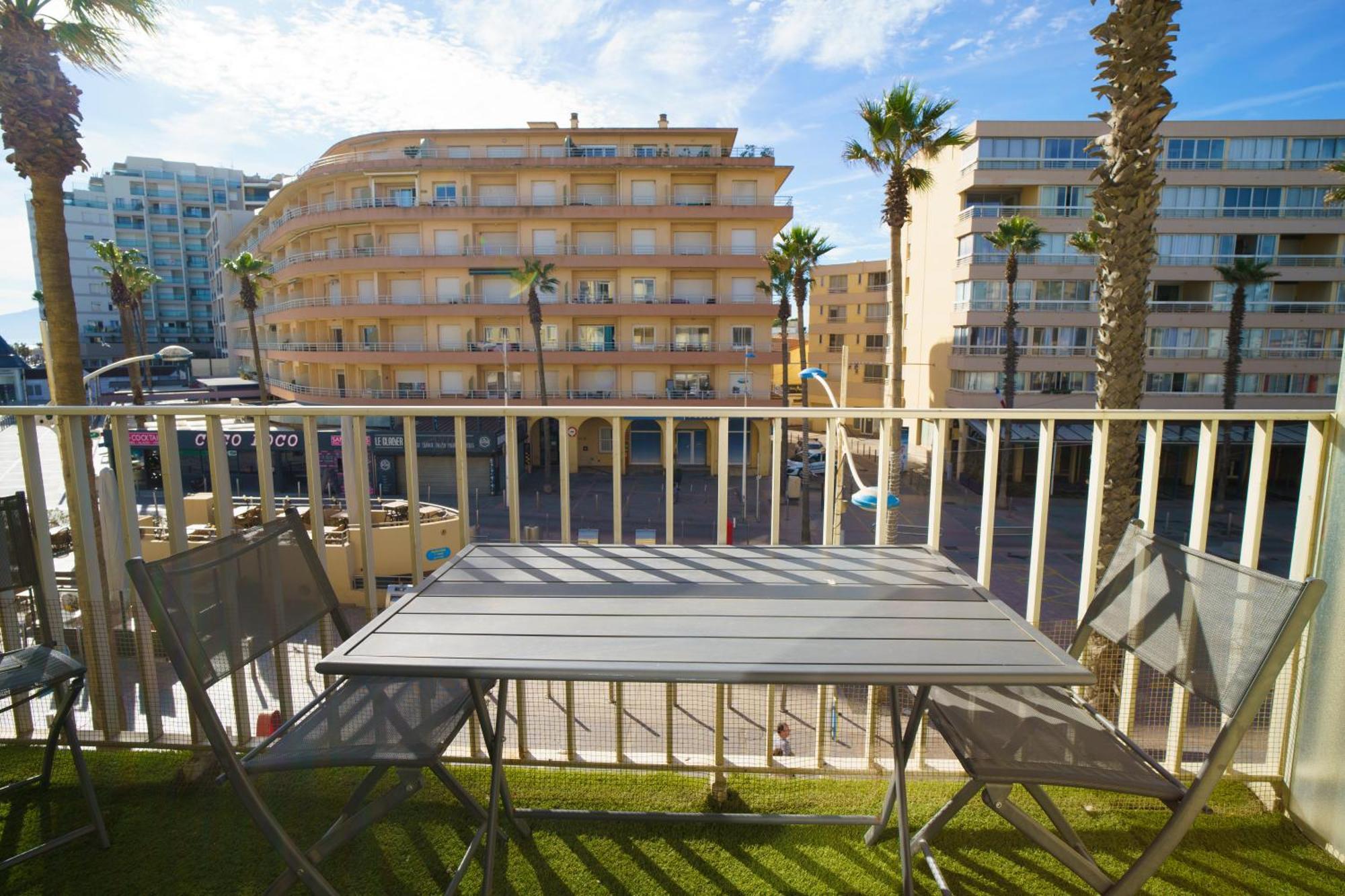 Appartement 20 Mts Plage, Pl Mediterranee, Vue Mer Parking 카네트 외부 사진
