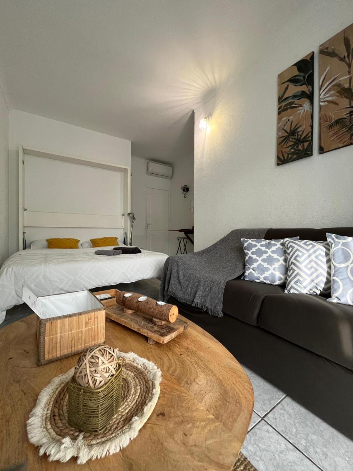 Appartement 20 Mts Plage, Pl Mediterranee, Vue Mer Parking 카네트 외부 사진