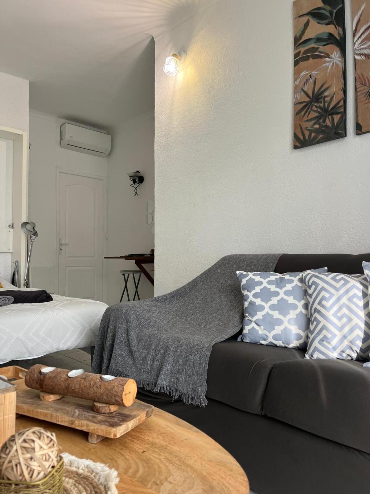 Appartement 20 Mts Plage, Pl Mediterranee, Vue Mer Parking 카네트 외부 사진