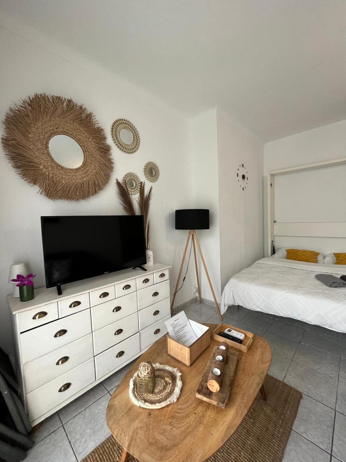Appartement 20 Mts Plage, Pl Mediterranee, Vue Mer Parking 카네트 외부 사진